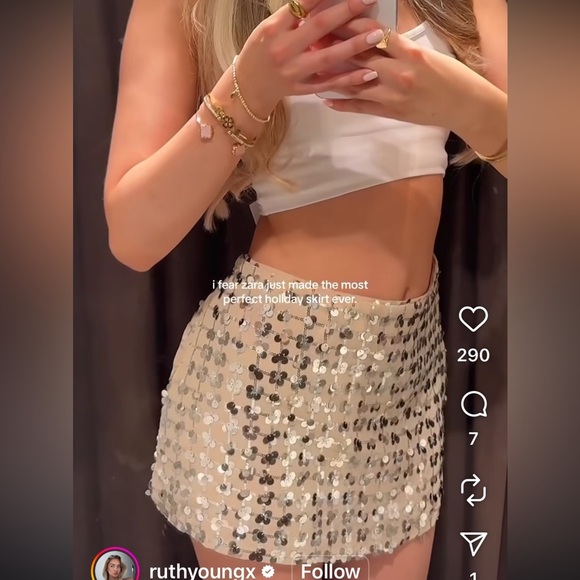 NWT ZARA 2025 collection blogger fav Skirt size S 
🚨FIRM PRICE NO ACCEPT OFFER - Picture 3 of 15